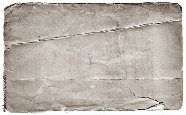 Obraz Weathered aged vintage paper. 