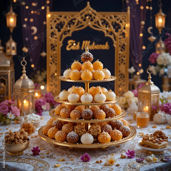 Obraz Eid Mubarak Sweets: Festive Treats