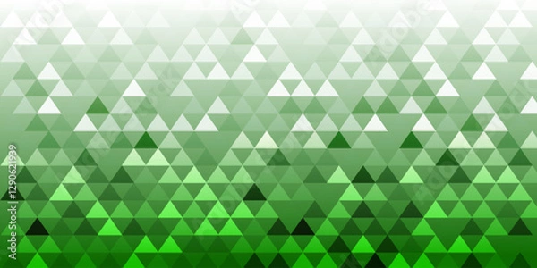 Obraz Triangles Halftone Pattern Vector Abstract Geometric Technology Background. Triangular Half Tone Texture. Minimal Style Dynamic Tech Wallpaper