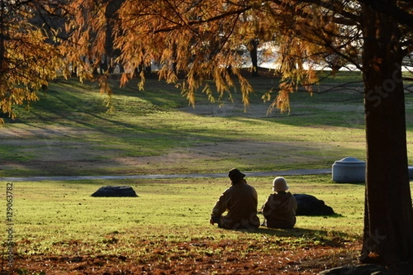 Obraz 語り合う老夫婦
