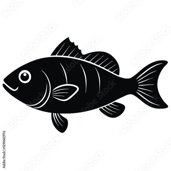 Obraz Sleek Fish Logo Design
