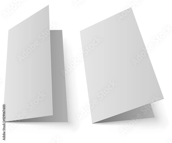 Obraz Blank greeting card vector template