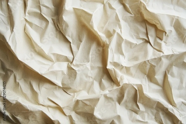 Obraz Crumpled paper texture as a versatile background for design projects and creative endeavors