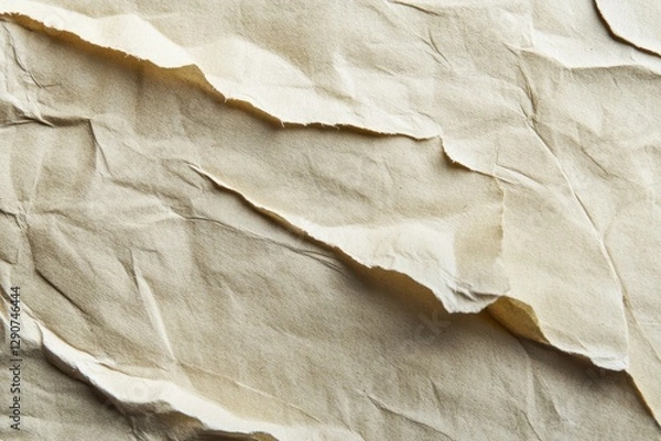 Fototapeta Crumpled paper texture provides an interesting background for creative projects and artistic expressions
