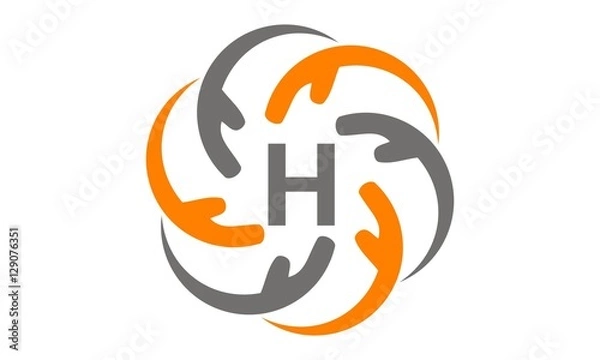 Fototapeta Hand Care Solution Initial H