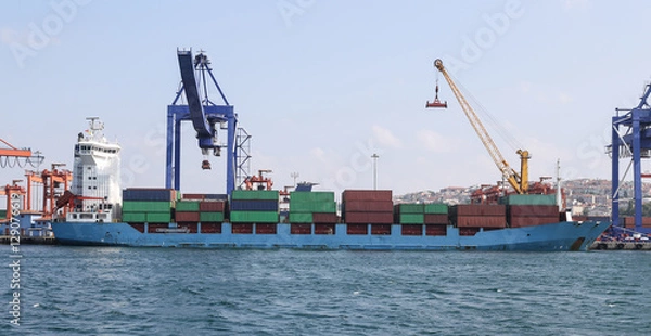 Obraz Container Ship in port