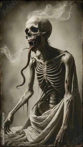 Fototapeta The Restless Wraith Wrapped in Time