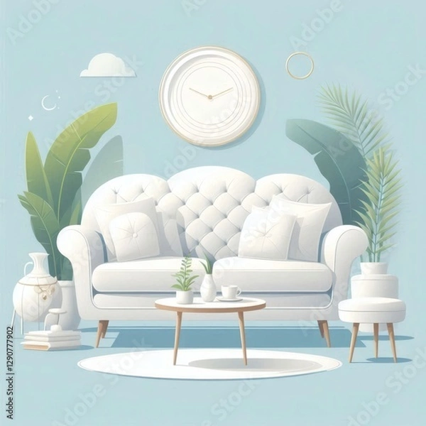 Obraz modern living room