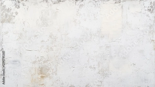 Fototapeta White textured wall background for design, art projects, and digital marketing, perfect for showcasing creativity and minimalism in your visuals.