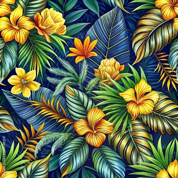 Fototapeta beautiful seamless pattern