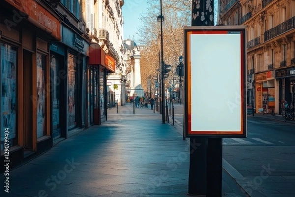 Obraz blank street sign