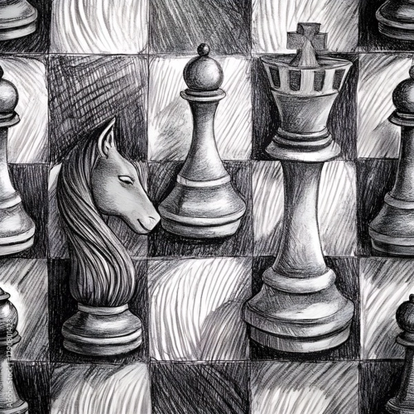 Obraz beautiful seamless pattern