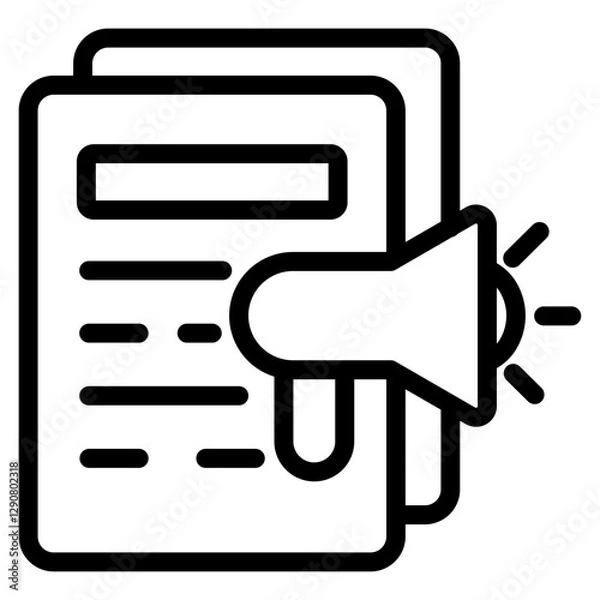 Obraz Content Marketing Icon