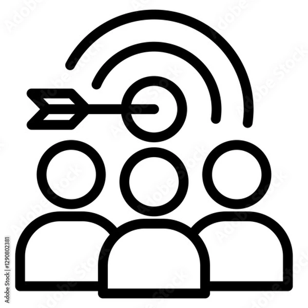 Obraz Target Audience Icon
