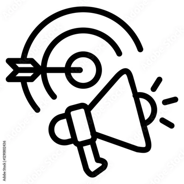 Obraz Advertising Icon