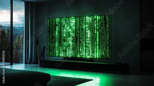 Obraz green screen tv