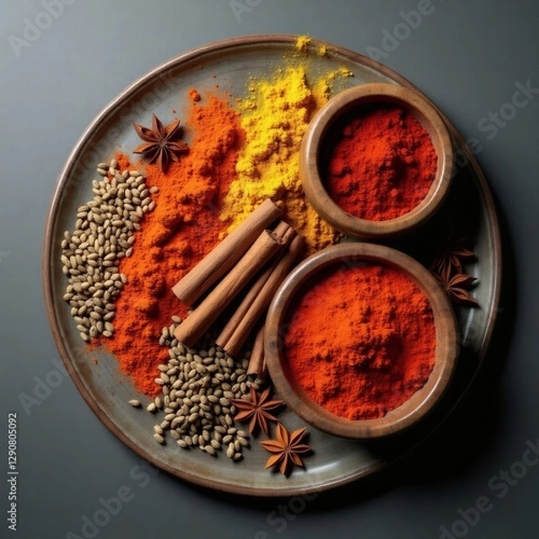 Obraz spices and herbs