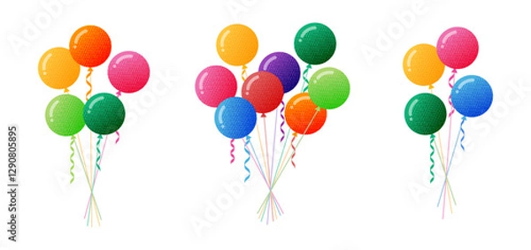 Fototapeta カラフルな風船
