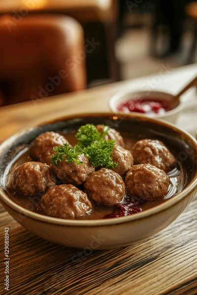 Obraz Traditional Swedish Meatballs