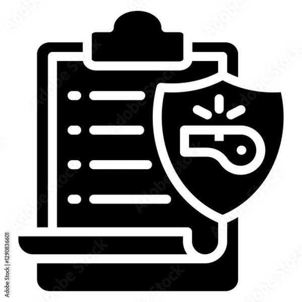 Obraz Whistleblower Icons For Design Elements 