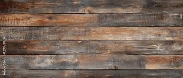 Fototapeta Rustic wooden background with a natural texture, weathered planks, and earthy tones for home decor, design projects, and rustic themes.