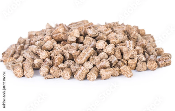 Fototapeta wooden pellets