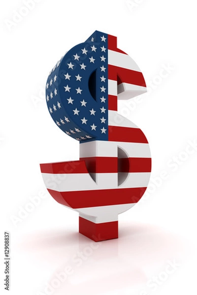 Fototapeta Dollar sign