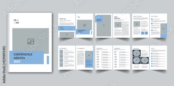 Obraz Conference Agenda | vectors template