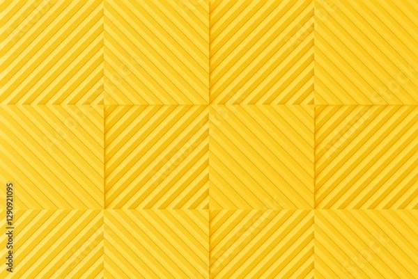 Fototapeta Yellow acoustic foam background, soundproofing wall panel