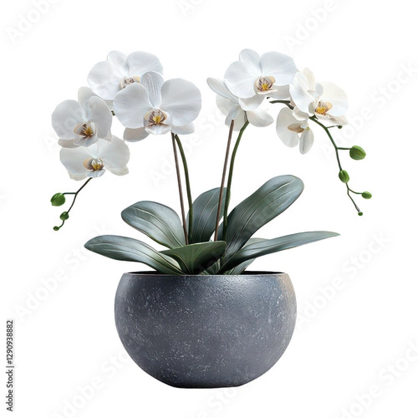 Obraz orchid arrangement isolated on transparent png