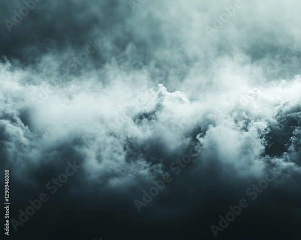 Obraz The sky is filled with clouds and a dramatic light