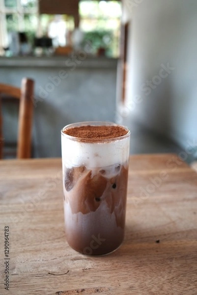 Obraz Ice chocolate in a cup