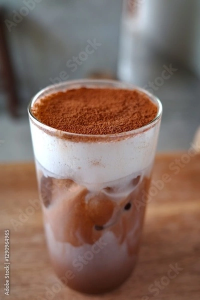 Obraz Ice chocolate in a cup