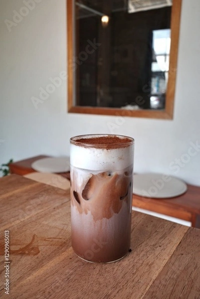 Obraz Ice chocolate in a cup