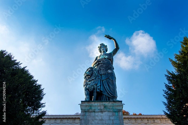 Obraz Bavaria Statue in Munich - Germany