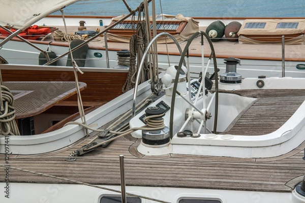 Obraz Voilier à quai