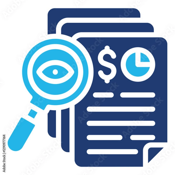 Obraz Transparency Report Icons For Design Elements 