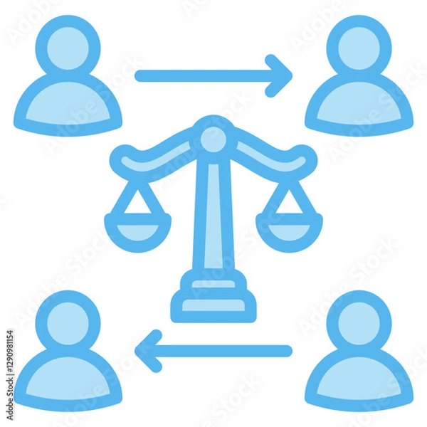 Obraz Equality Icons For Design Elements 