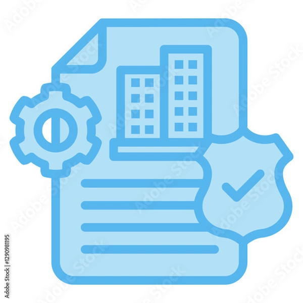 Obraz Corporate Governance Icons For Design Elements 