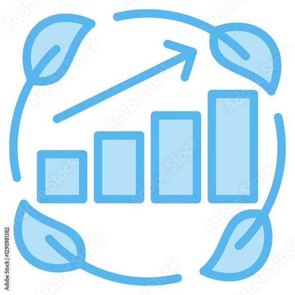 Obraz Sustainable Growth Icons For Design Elements 