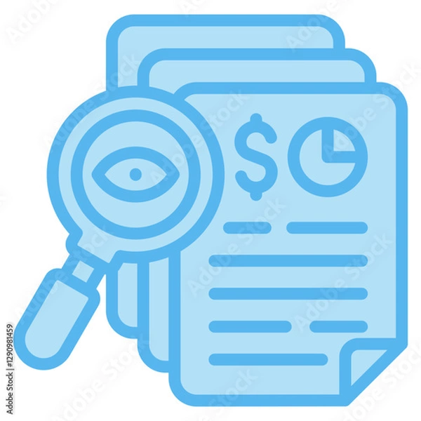 Obraz Transparency Report Icons For Design Elements 