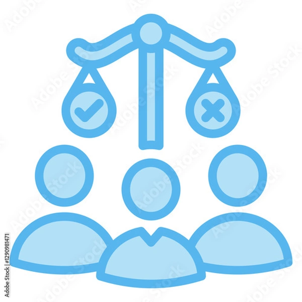 Obraz Ethical Leadership Icons For Design Elements 