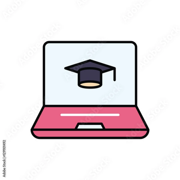 Fototapeta Learning App Vector icon