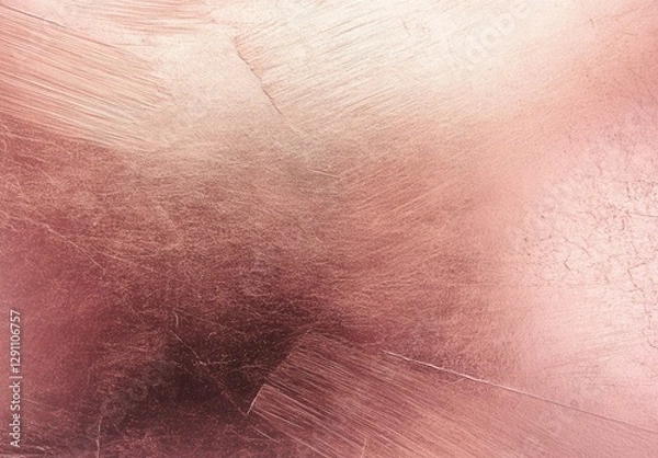 Fototapeta Elegant Rose Gold Metallic Background with Subtle Textures for Modern Design Aesthetics