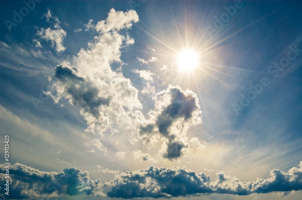 Obraz Sunstars and Clouds
