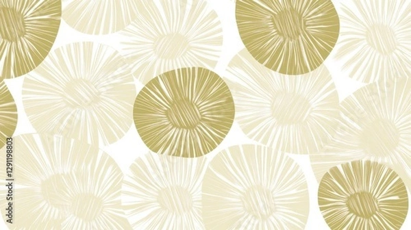 Fototapeta Abstract Graphic Design Pattern with Circular Shapes