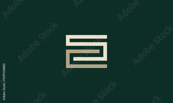 Obraz Initial Letters sc Monogram Logo
