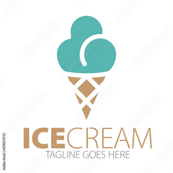Obraz Ice Cream Logo