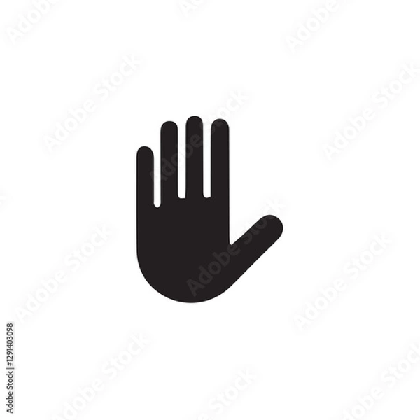 Fototapeta hand symbol vector