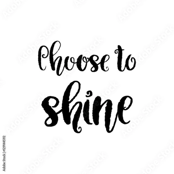 Fototapeta Vector hand drawn lettering poster